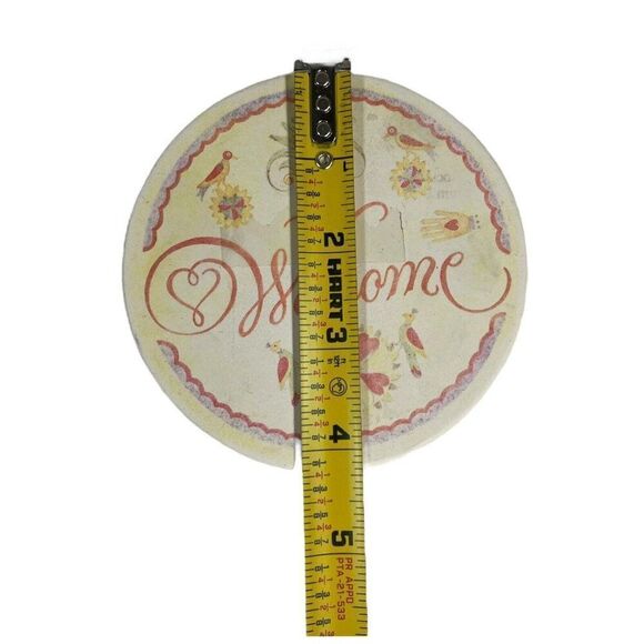 Roshco Cork Backed Welcome Coasters NEW Pack Of 4 Floral Cottage Granny Core 4” - Picture 5 of 6